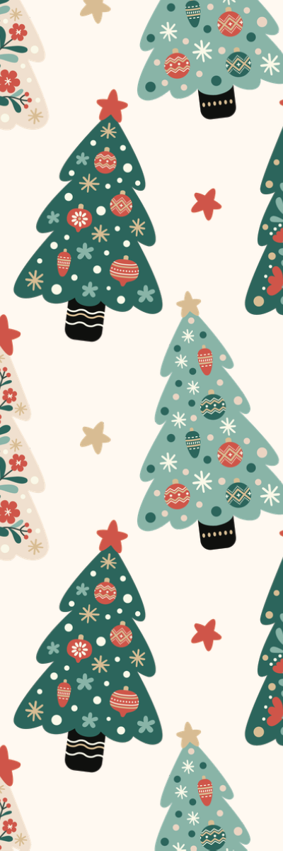 Christmas Tree Pattern Bookmark