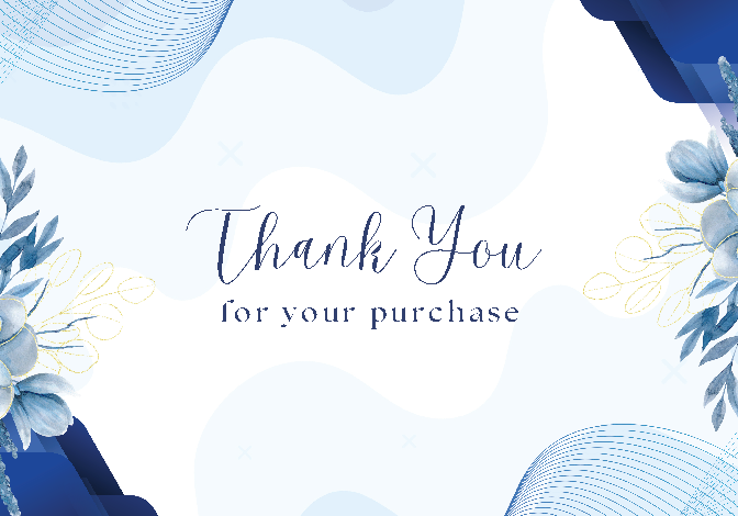 Thank You for Your Purchase Card | Personalised