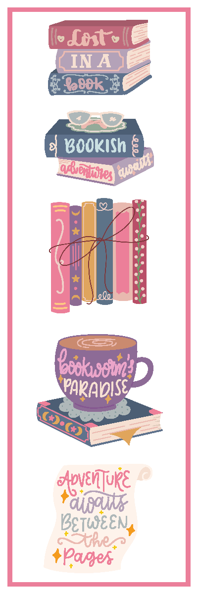Bookish Strip Bookmark