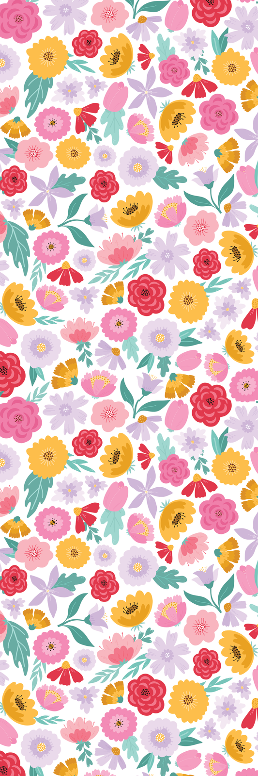 Bright Floral Ditsy Bookmark
