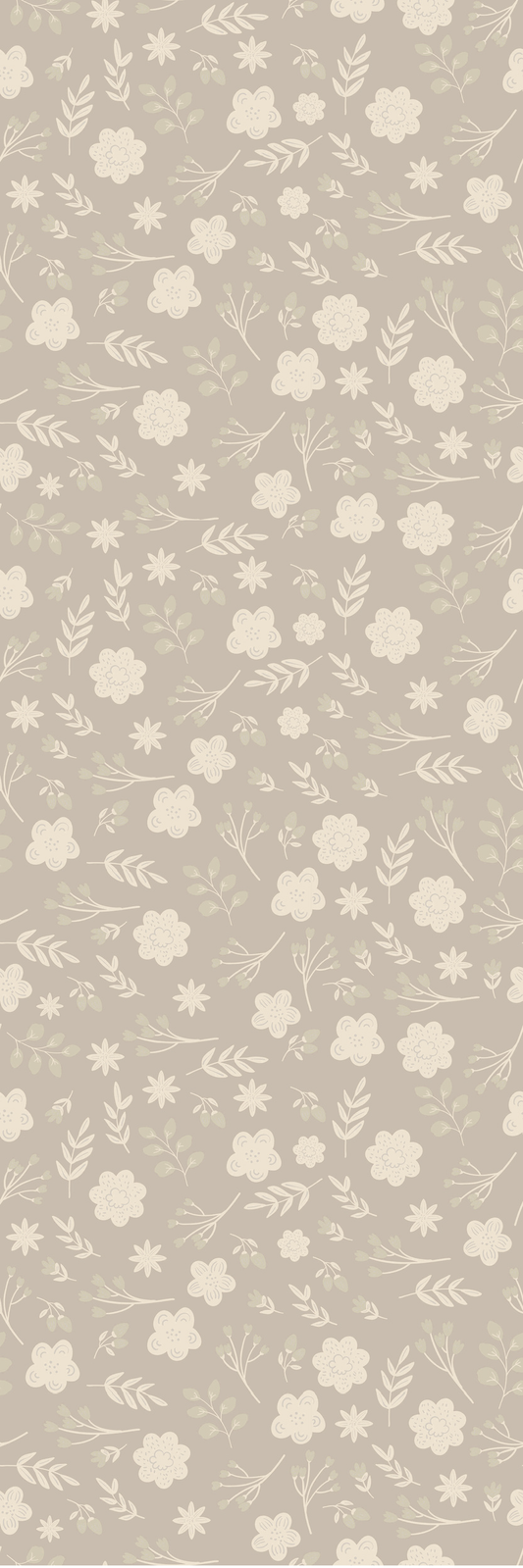 Neutral Floral Ditsy Bookmark