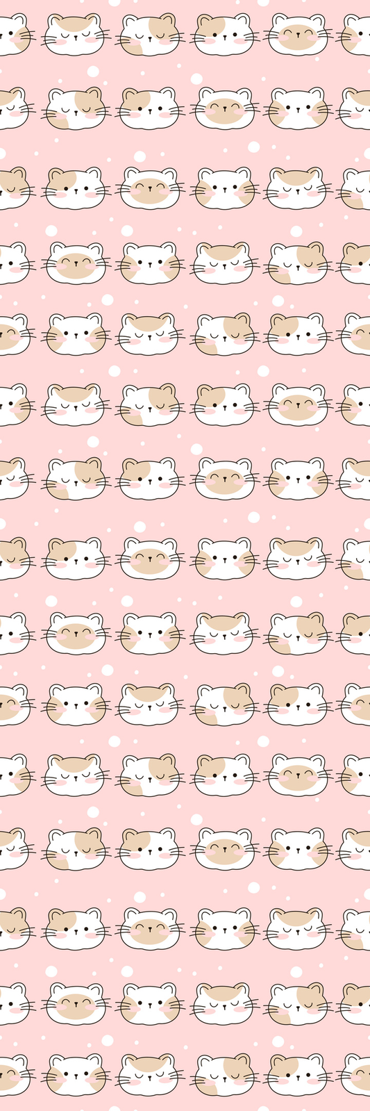Kawaii Cat Faces Bookmark