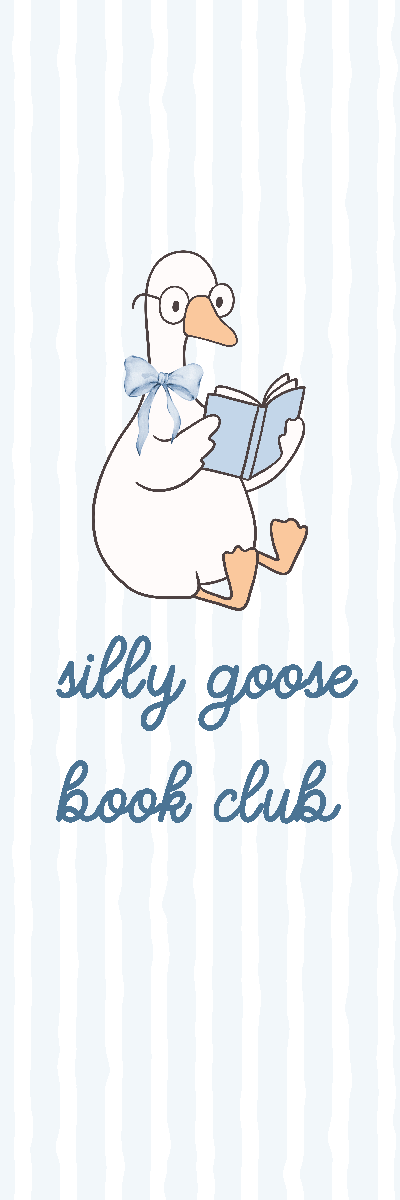 Silly Goose Book Club Bookmark