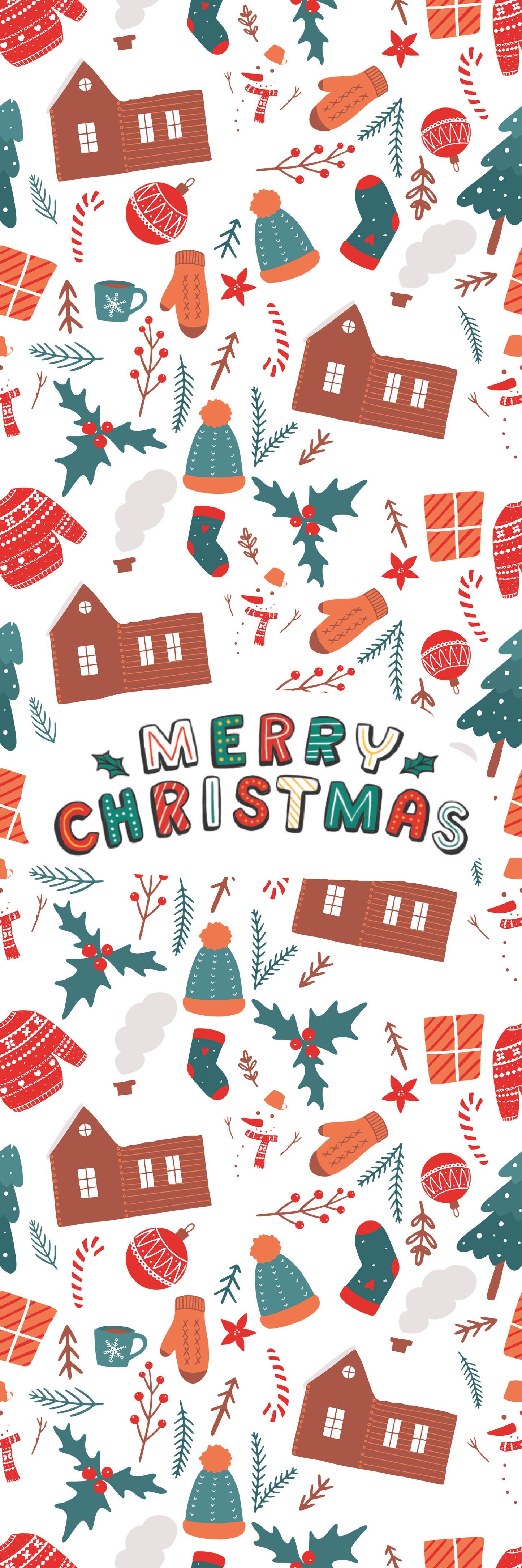 Merry Christmas Collage Bookmark