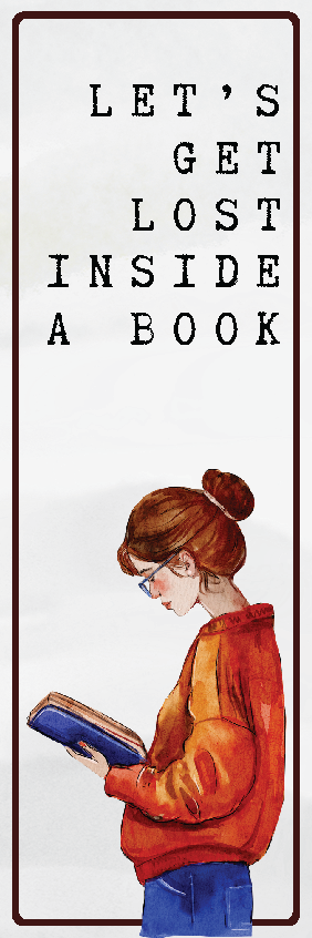 Let's Get Lost Inside a Book Bookmark