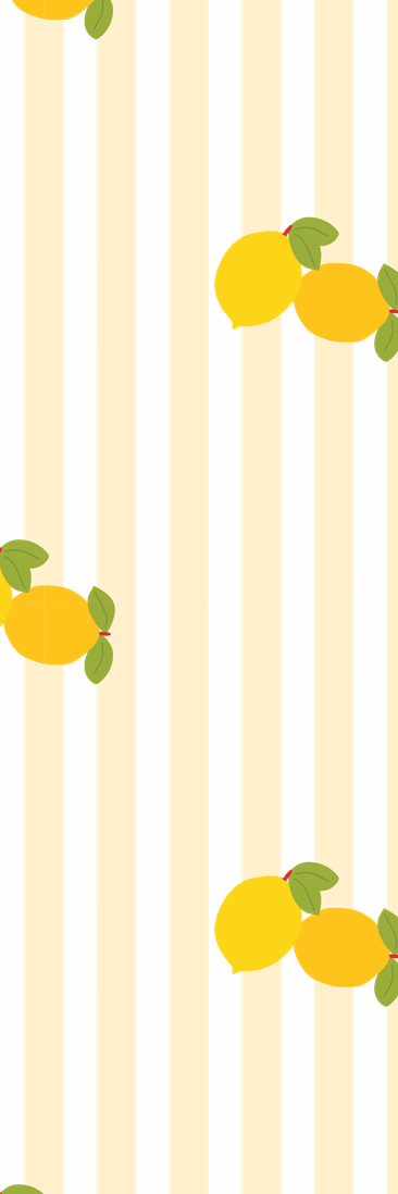 Lemon Stripe Bookmark