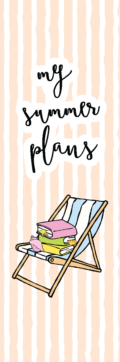 My Summer Plans Bookmark