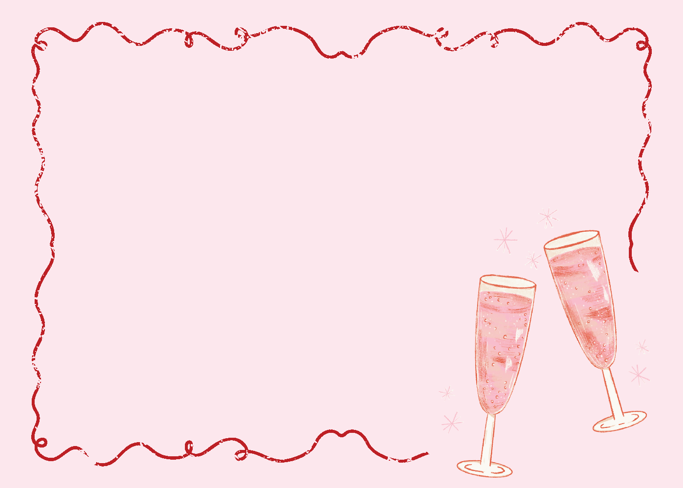 Champagne Toast Card | Personalised